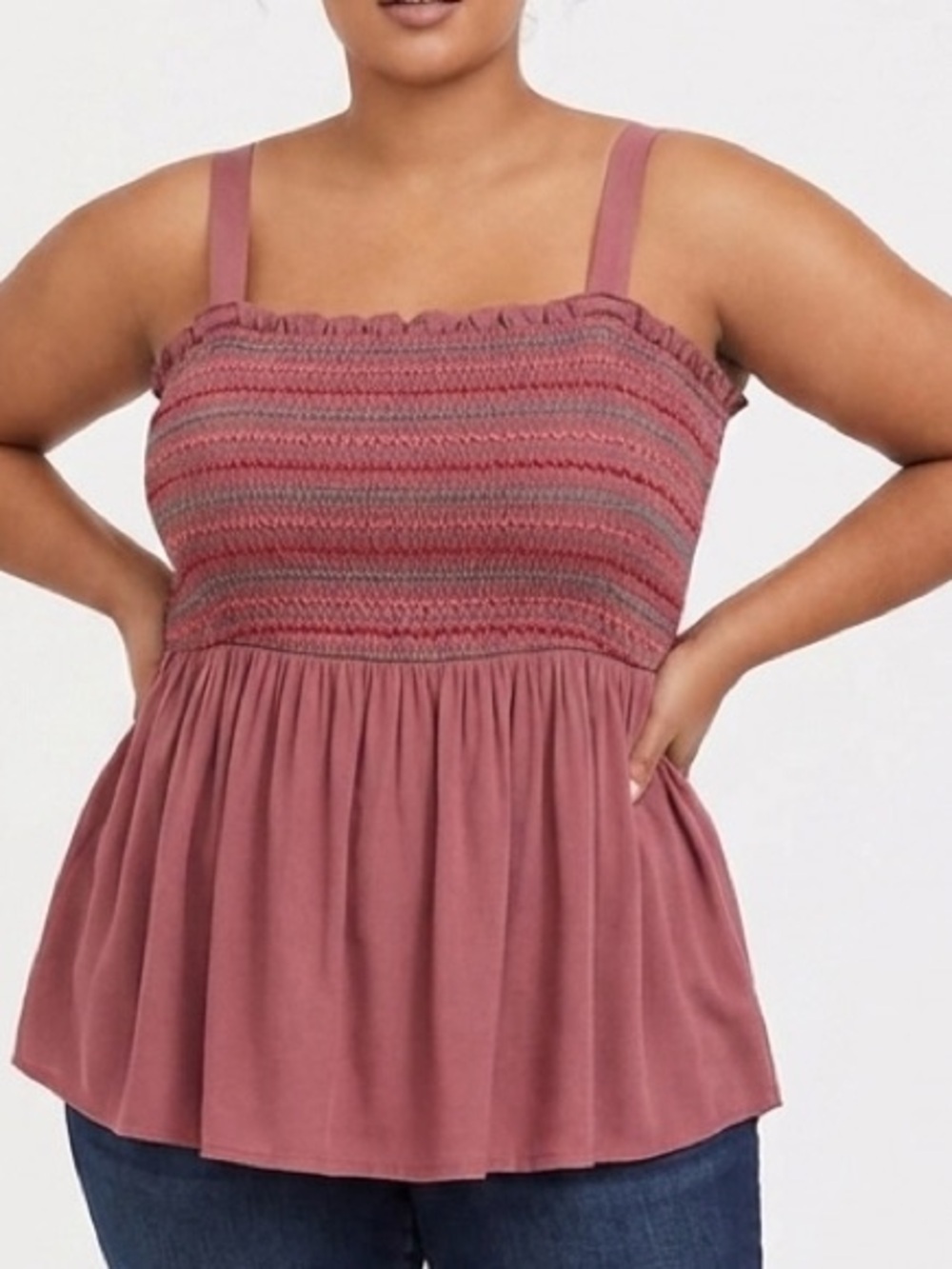 Torrid wine blouson strappy embroidered top, NEW with tags, size 3X